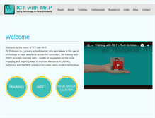 Tablet Screenshot of mrparkinsonict.com